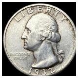 1932-S Silver Washington Quarter CLOSELY UNCIRCULA