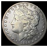 1896-O Silver Morgan Dollar ABOUT UNCIRCULATED