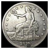 1876-S Silver Trade Dollar NICELY CIRCULATED