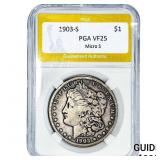 1903-S Morgan Silver Dollar PGA VF25 Micro S
