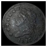 1810/09 Classic Head Large Cent CLOSELY  UNCIRCUL