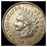 1884 Indian Head Cent CLOSELY UNCIRCULATED