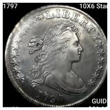 1797 10X6 Stars Draped Bust Dollar CLOSELY UNCIRCU