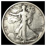 1917 Walking Liberty Half Dollar ABOUT UNCIRCULATE