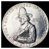 1920 Silver Pilgrim Half Dollar GEM BU
