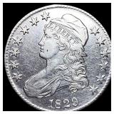 1829 Silver Capped Bust Half Dollar CHOICE AU