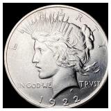 1922 Silver Peace Dollar UNCIRCULATED