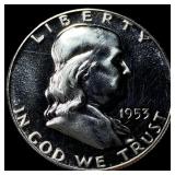 1953 Silver Franklin Half Dollar GEM PROOF