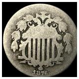 1876 Shield Nickel NICELY CIRCULATED