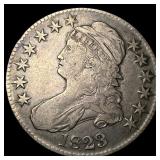 1823 Capped Bust Half Dollar LIGHTLY  CIRCULATED
