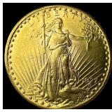 1927 Gold $20 Saint-Gaudens Double Eagle CHOICE BU