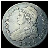 1814 Capped Bust Half Dollar NICELY CIRCULATED
