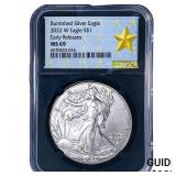 2022 Silver Eagle NGC MS69 Burnished