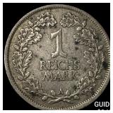 1925A Germany Silver 1  Reichsmark