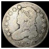 1820 Capped Bust Quarter NICELY CIRCULATED