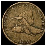 1857 Flying Eagle Cent LIGHTLY CIRCULATED
