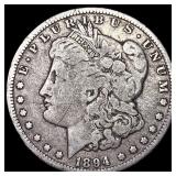 1894-O Silver Morgan Dollar LIGHTLY  CIRCULATED