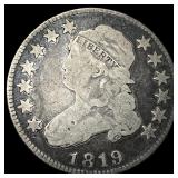 1819 Capped Bust Quarter NICELY CIRCULATED