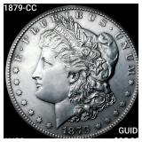 1879-CC Morgan Silver Dollar CHOICE AU