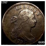 1797 Draped Bust Large Cent NEARLY UNCIRCULATED