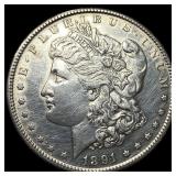 1891-S Silver Morgan Dollar CHOICE AU