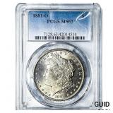 1881-O Morgan Silver Dollar PCGS MS63