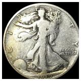 1919-D Silver Walking Liberty Half Dollar LIGHTLY