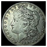 1887-O Silver Morgan Dollar CLOSELY UNCIRCULATED