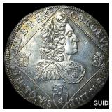 1732NB Hungary Charles VI Silver 1/4 Thaler