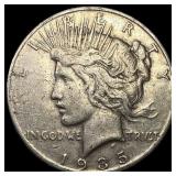 1935-S Silver Peace Dollar CLOSELY  UNCIRCULATED
