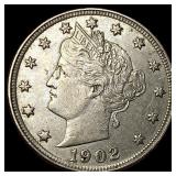 1902 Liberty Head Nickel CLOSELY UNCIRCULATED