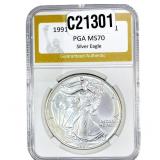 1991 Silver Eagle PGA MS70