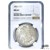 1903-O Morgan Silver Dollar NGC MS64