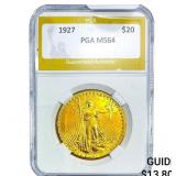 1927 $20 Gold Double Eagle PGA MS64