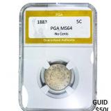 1883 Liberty Victory Nickel PGA MS64No Cents