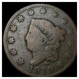1819 Large Cent NICELY CIRCULATED