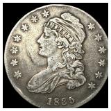 1835 Capped Bust Half Dollar LIGHTLY CIRCULATED
