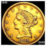 1849 $2.50 Gold Quarter Eagle HIGH GRADE