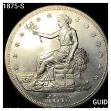1875-S Silver Trade Dollar UNCIRCULATED