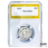 1929 Standing Liberty Quarter PGA MS64