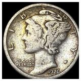 1926-S Silver Mercury Dime NEARLY  UNCIRCULATED