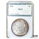 1886 Morgan Silver Dollar PCI MS63