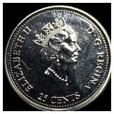 2000 Canada Nickel 25 Cents-Family Proof Like