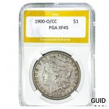 1900-O/CC Morgan Silver Dollar PGA XF45