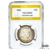 1892 Columbia Half Dollar PGA MS66