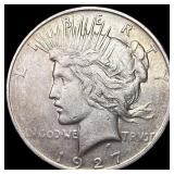 1927-D Peace Silver Dollar NEARLY  UNCIRCULATED