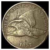 1857 Flying Eagle Cent NEARLY UNCIRCULATED