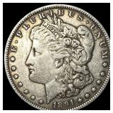 1891-O Silver Morgan Dollar NEARLY UNCIRCULATED