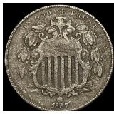 1867 Shield Nickel HIGH GRADE