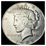 1935-S Silver Peace Dollar CLOSELY  UNCIRCULATED